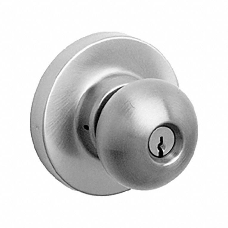 Exit Device Trim: 48 in Max Door Wd, Stainless Steel