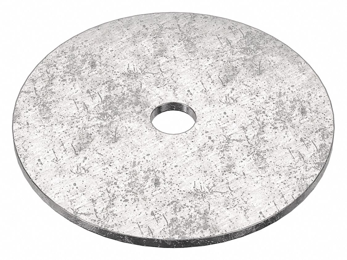 Large O.D. Oversized Washer: 316, Stainless Steel, 1/4 in Screw Sz, 0.281 in In Dia, 316, 10 PK