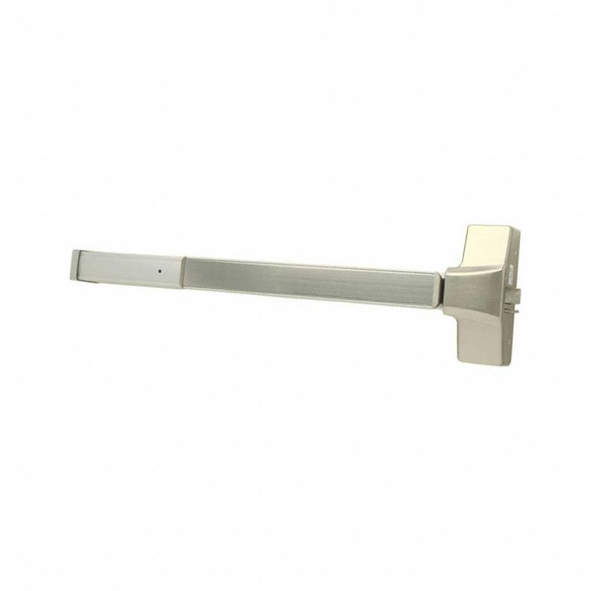 Rim Exit Device: 3 ft Max Door Wd, Aluminum