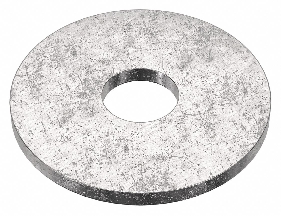 Large O.D. Oversized Washer: 18-8, Stainless Steel, #10 Screw Sz, 0.203 in In Dia, 18-8, 50 PK