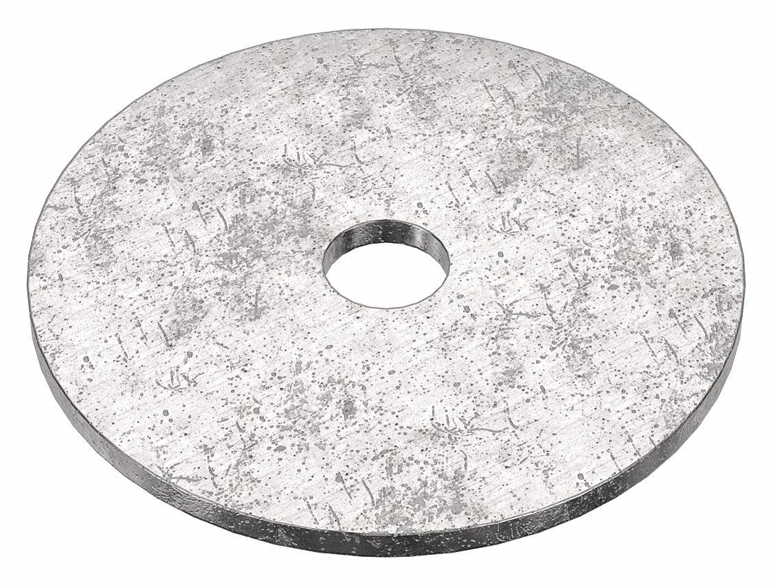 Large O.D. Oversized Washer: 18-8, Stainless Steel, #10 Screw Sz, 0.219 in In Dia, 18-8, 25 PK