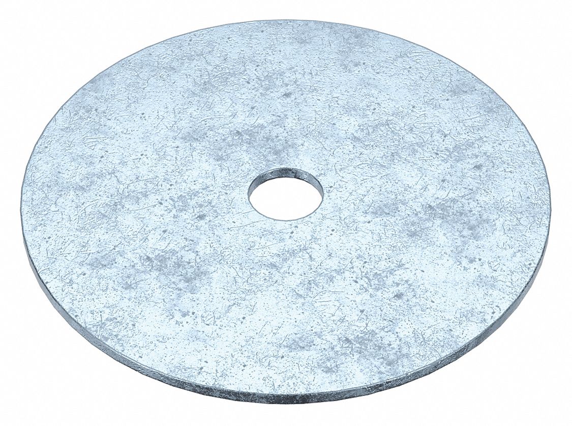 For Screw Size 1/4 in, Steel, Fender Washer 4ARW6Z0463 Grainger