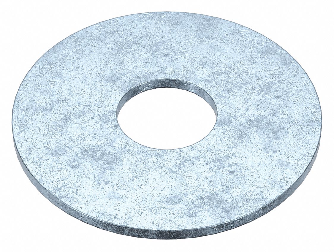 For Screw Size 3/8 in, Steel, Fender Washer 4ARX2Z0468 Grainger