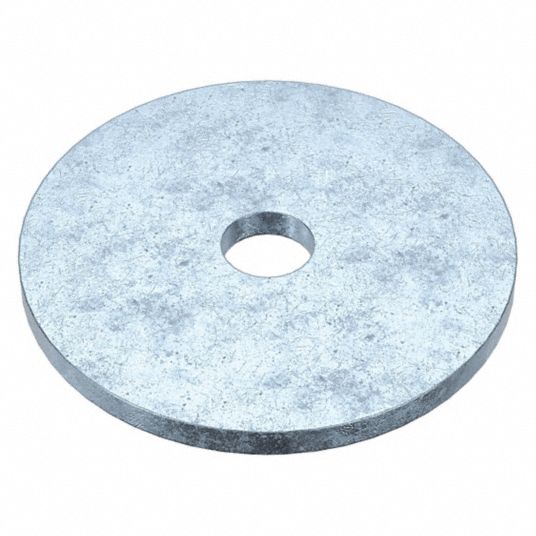 Value Collection - M10 Screw Fender Flat Washer: Steel, Zinc