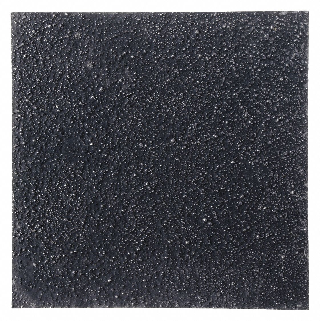 Fiberglass Plate: 12 in Overall Wd, 12 in Overall Lg, 0.125 in Thick, Dark Gray, Gritted