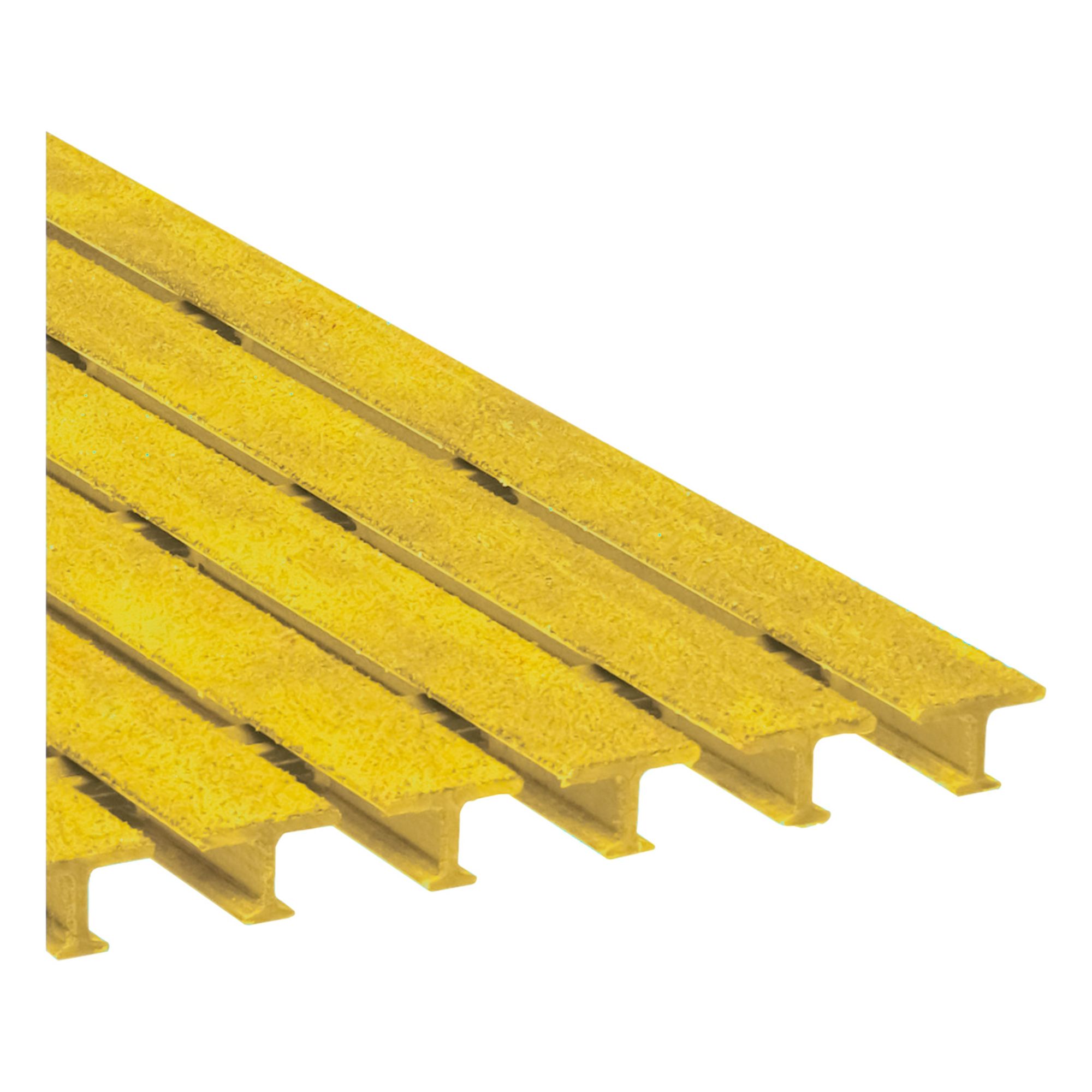 Fiberglass Pultruded Grating: Structural Grating, 24 in x 6 ft Nominal Size (WxL), ISOFR