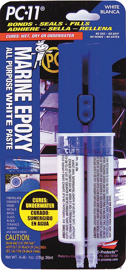 Pc Products Series Pc 11 Epoxy Adhesive Syringe 1 0 Oz Off White 35 Min Work Life 4auv9 Grainger
