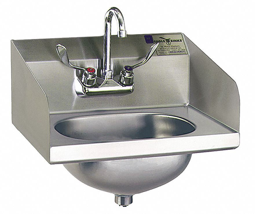 Eagle, 2.2 gpm Flow Rate, Hand Sink 4AVG9HSA10FWLRS Grainger