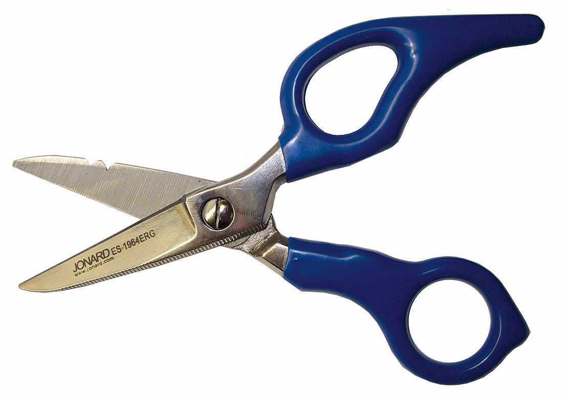 ELECTRICIAN SCISSOR,ERGO,6 1/4 IN