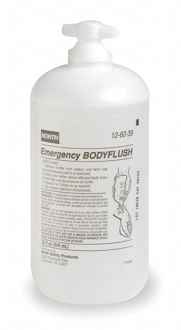 32 oz Personal Eye Wash Bottle Grainger