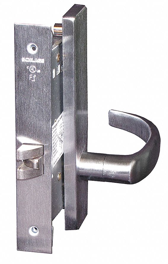 SCHLAGE, 1, L 17L, Mortise Lockset 36Z252L9010 17L 626 Grainger