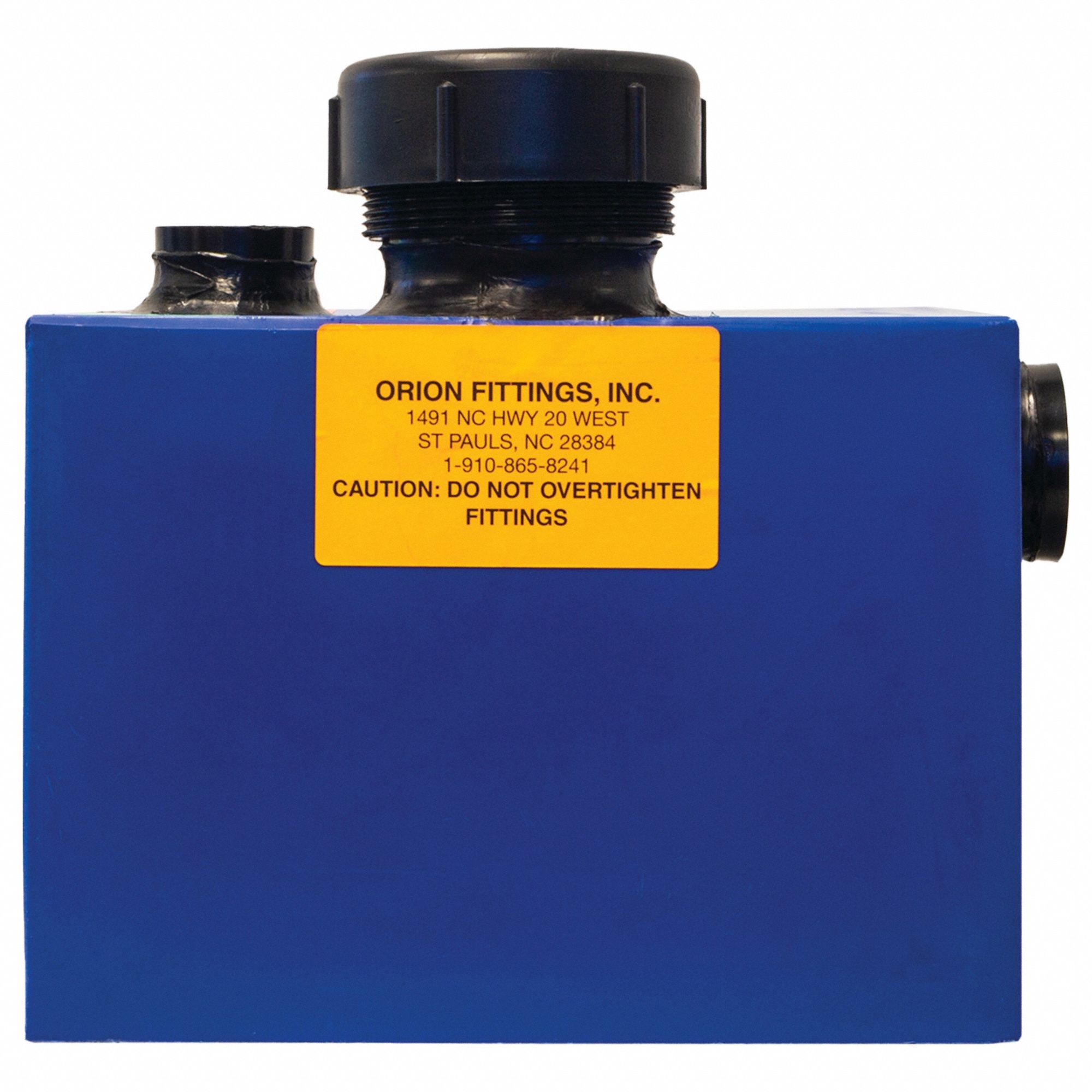 DILUTION TANK AND TRAP: 1.5 GALLON CAPACITY, 8½ IN W, 12½ IN OVERALL LG, THREADED