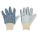 LEATHER GLOVES, L (9), PREMIUM COWHIDE, FULL FINGER, KNIT CUFF, COTTON