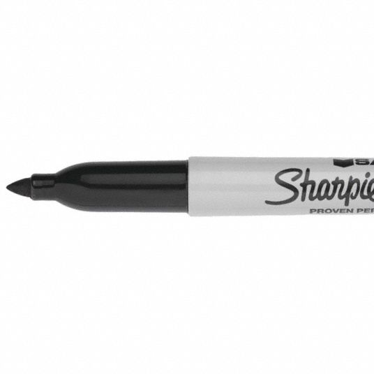 Sharpie® Black Permanent Fine-Tip Markers - Set of 12