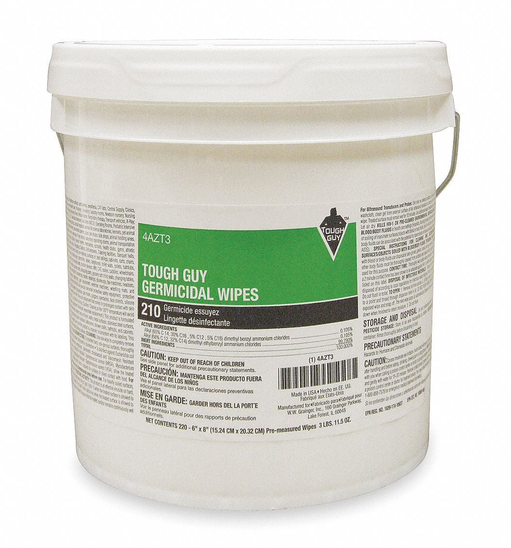 4AZT3 - Antimicrobial Disinfecting Wipes Bucket
