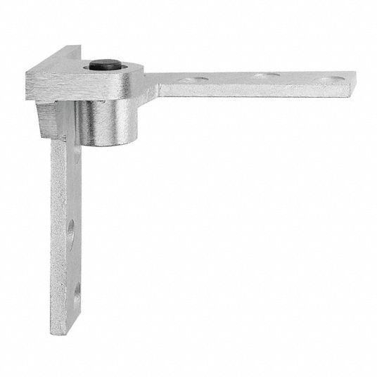 RIXSON Pivot Hinge With Holes, Side Jamb Attach Mounting, Satin Chrome