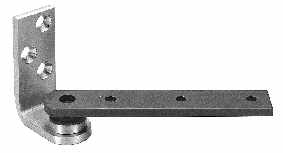 RIXSON Center Hung Pivot Hinge With Holes, Full Mortise Mounting, Satin ...