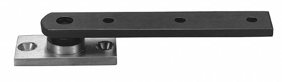 RIXSON Center Hung Pivot Hinge With Holes, Full Mortise Mounting, Satin ...