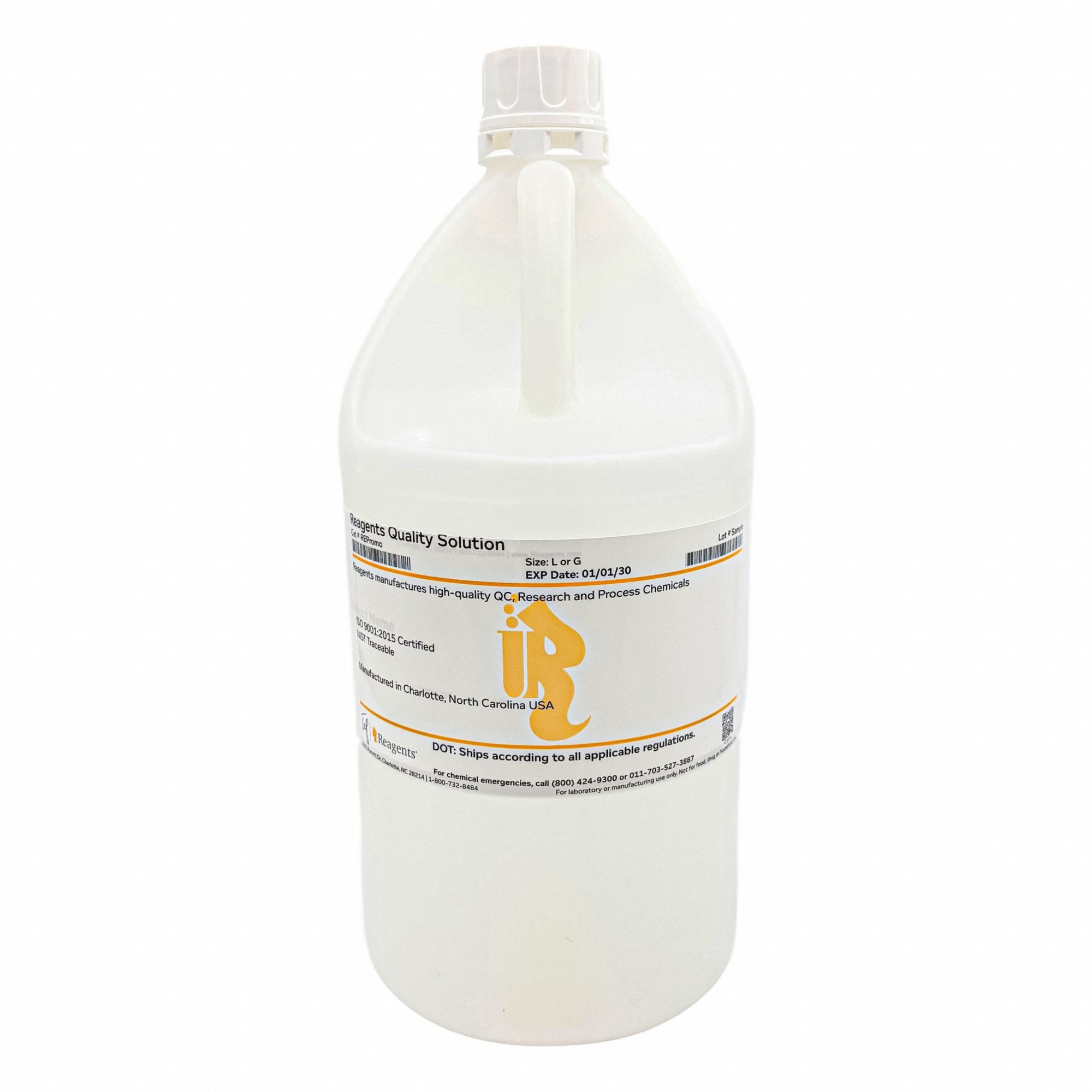 Acetic Acid - Iso Octane: Reagent, 4 L, 64-19-7, 60/40 v/v, Acid, Liquid, Bottle, Amber Glass, 1