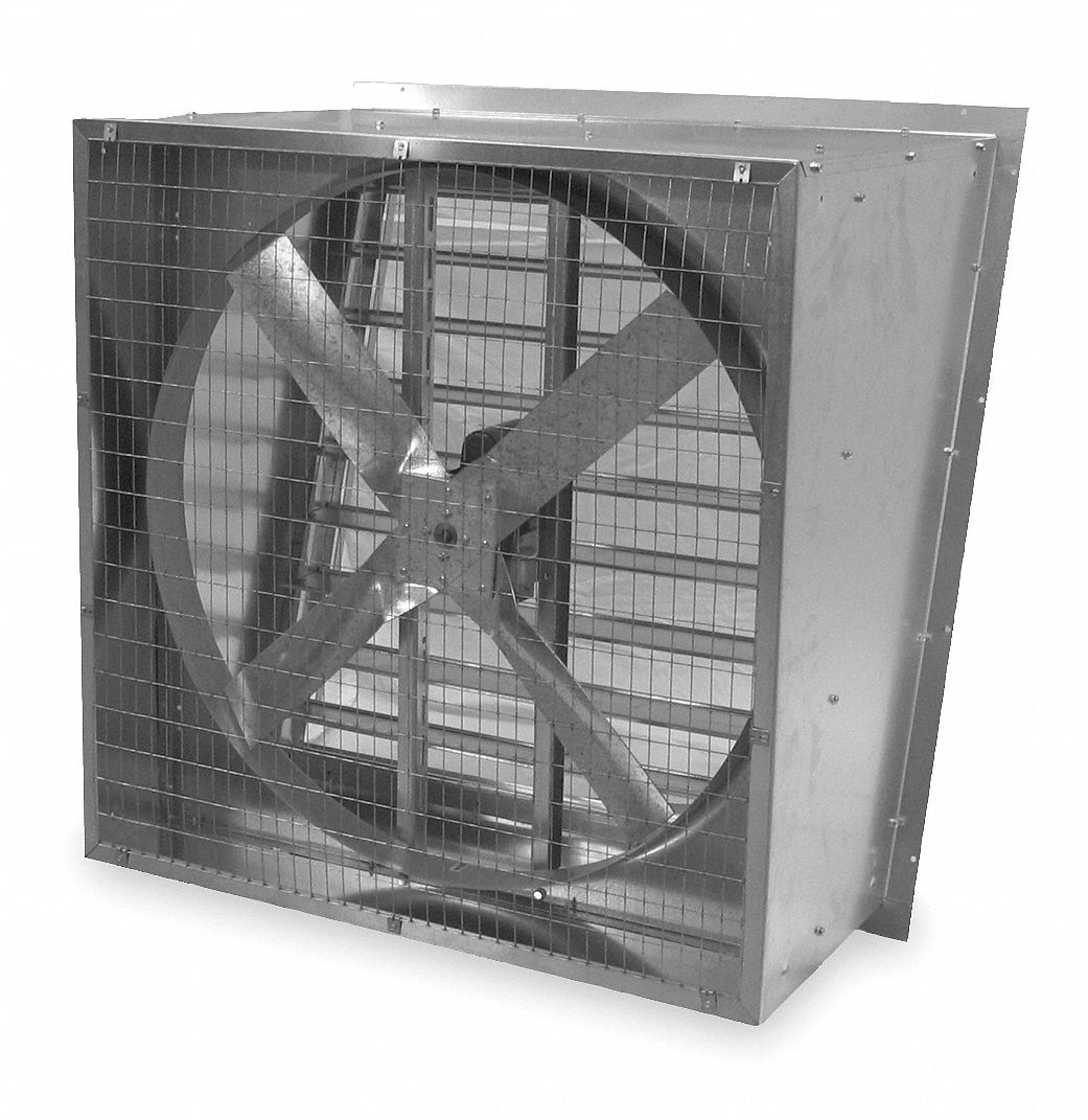 Exhaust Fan, SlantWall, DirectDrive, 36 Propeller Dia. (In.), 115/230