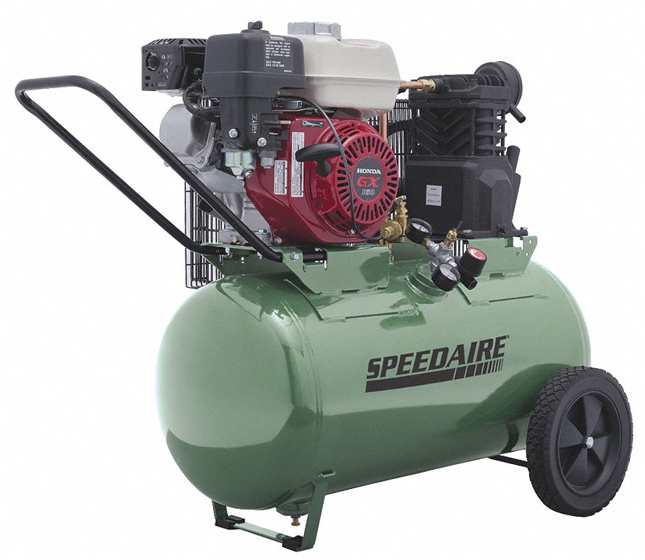 Portable gas engine store air compressors