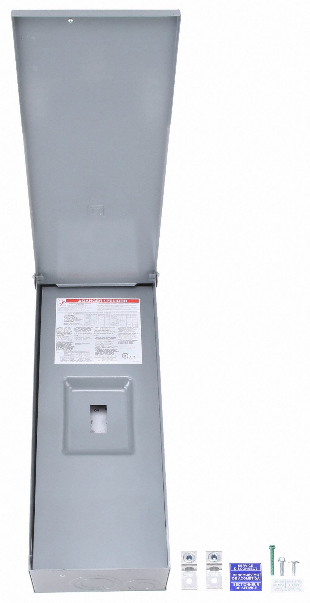 SQUARE D Circuit Breaker Enclosure: 3 Spaces, 225 A Amps, Surface ...