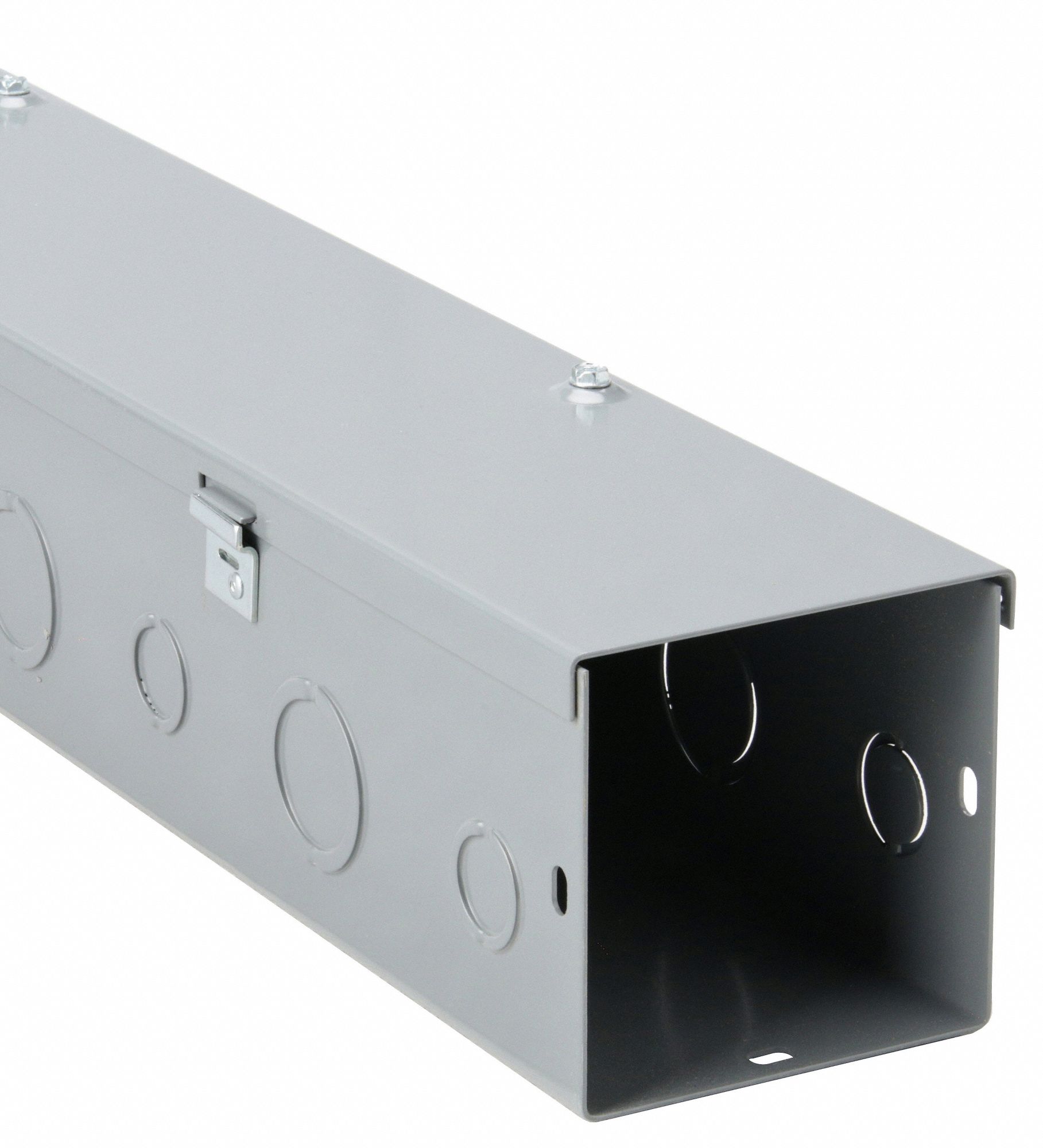 thumbnail image 2 of Hoffman F88T148GVP Wireway - 8x8x48 Inch NEMA 1 Galvanized Steel Electrical Wire Channel 2 of 9