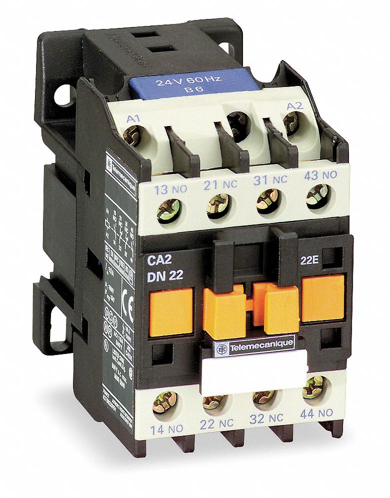 IEC Style Control Relay, 120V AC Pins Grainger