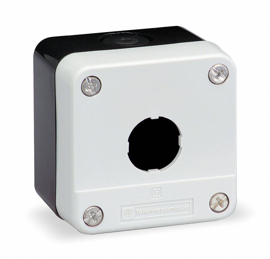 TELEMECANIQUE SENSORS, 22mm, Non-Metallic, Push Button Enclosure ...