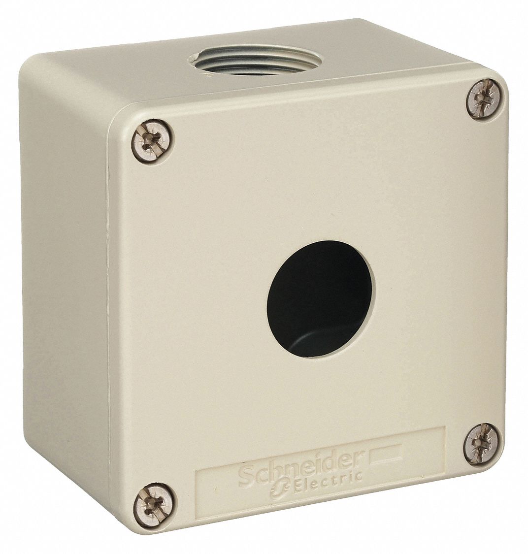 PUSH BUTTON ENCLOSURE, 22 MM, 1 HOLES, CAST ZINC, NEMA 12/13/4