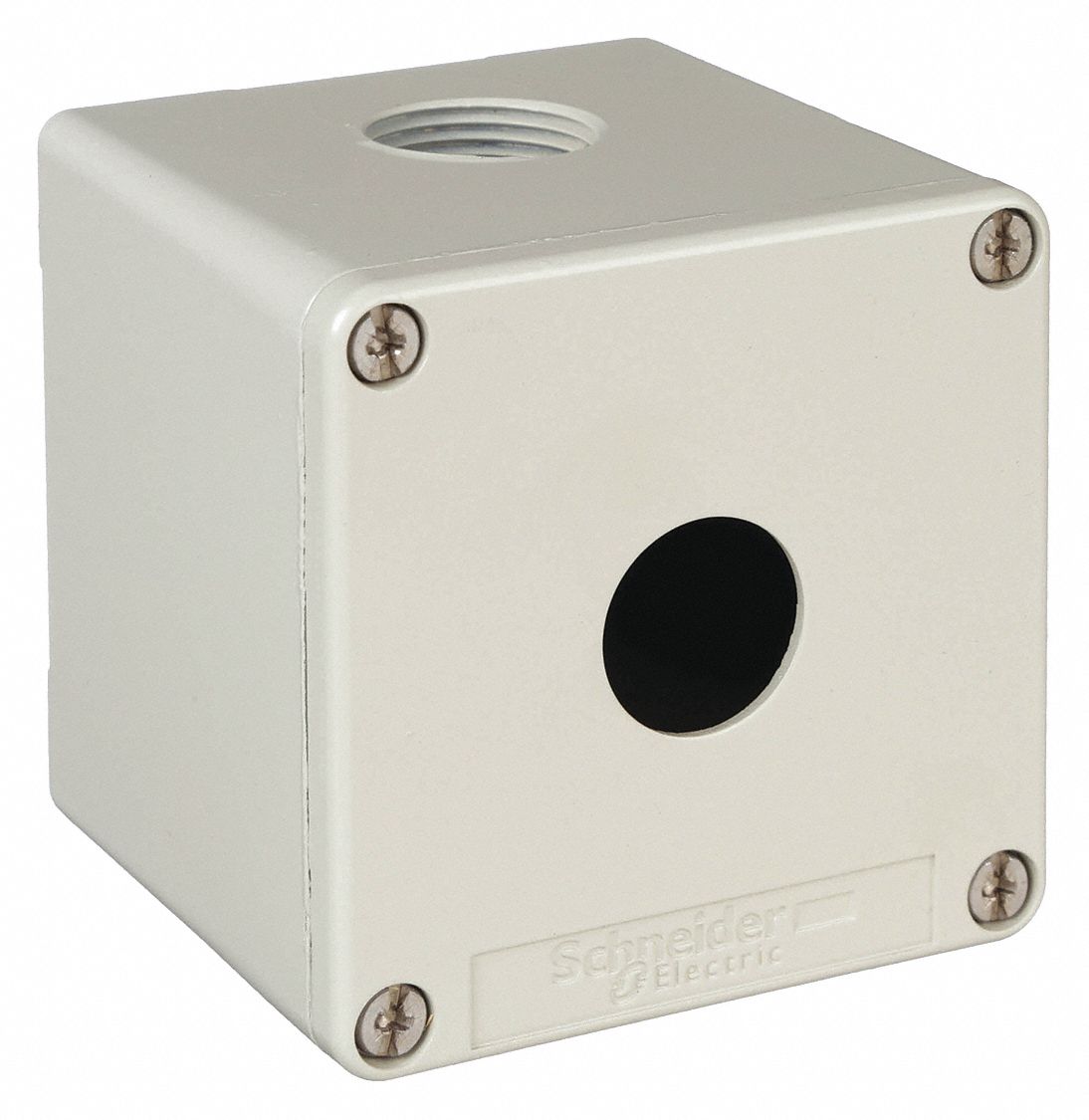 PUSH BUTTON ENCLOSURE, 22 MM, 1 HOLES, CAST ZINC, NEMA 13/4