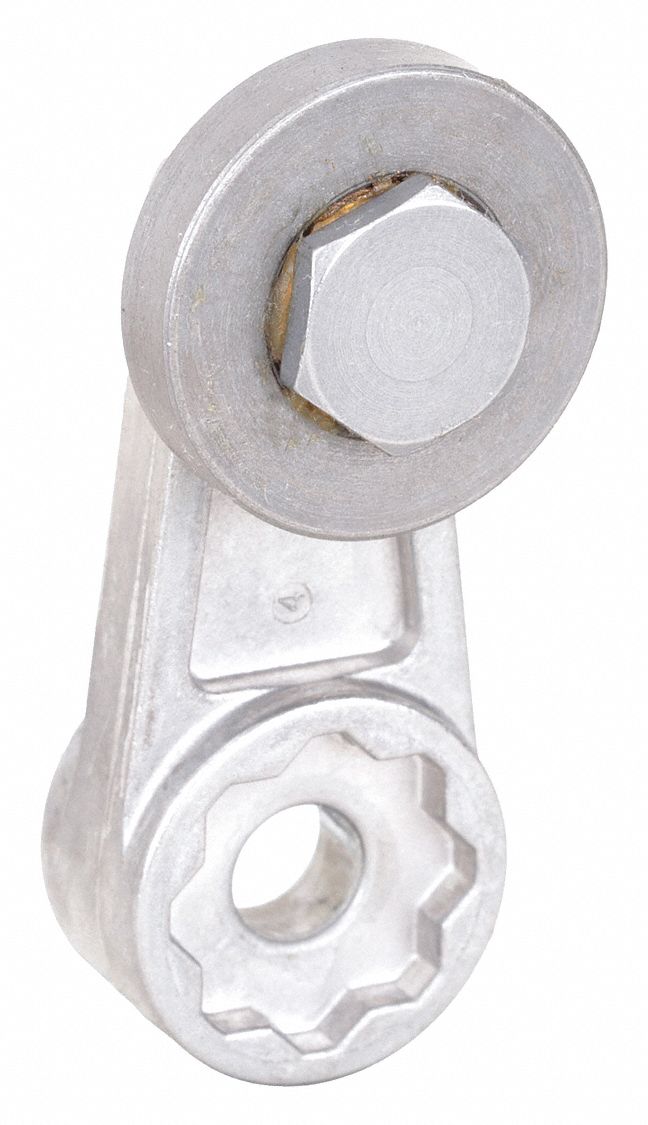 LIMIT SWITCH LEVER ARM, ROLLER LEVER, FIXED, 1.61 IN MAX ARM/OPERATOR LENGTH