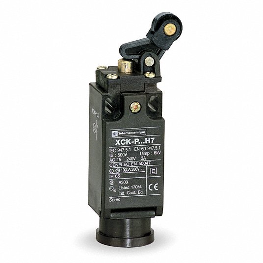TELEMECANIQUE SENSORS, XCKP127, SPDT, Limit Switch - 4B795 TELEMECANIQUE SENSORS, XCKP127, SPDT, Limit Switch - 4B795