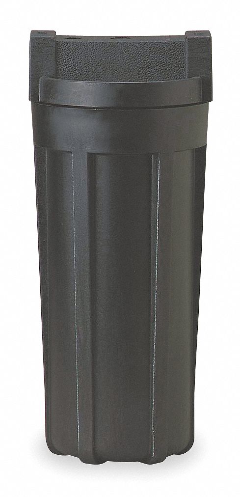 Filter Housing: Nylon, 3/4 in, NPT, 8 gpm, 125 psi, 12 1/8 in Overall Ht