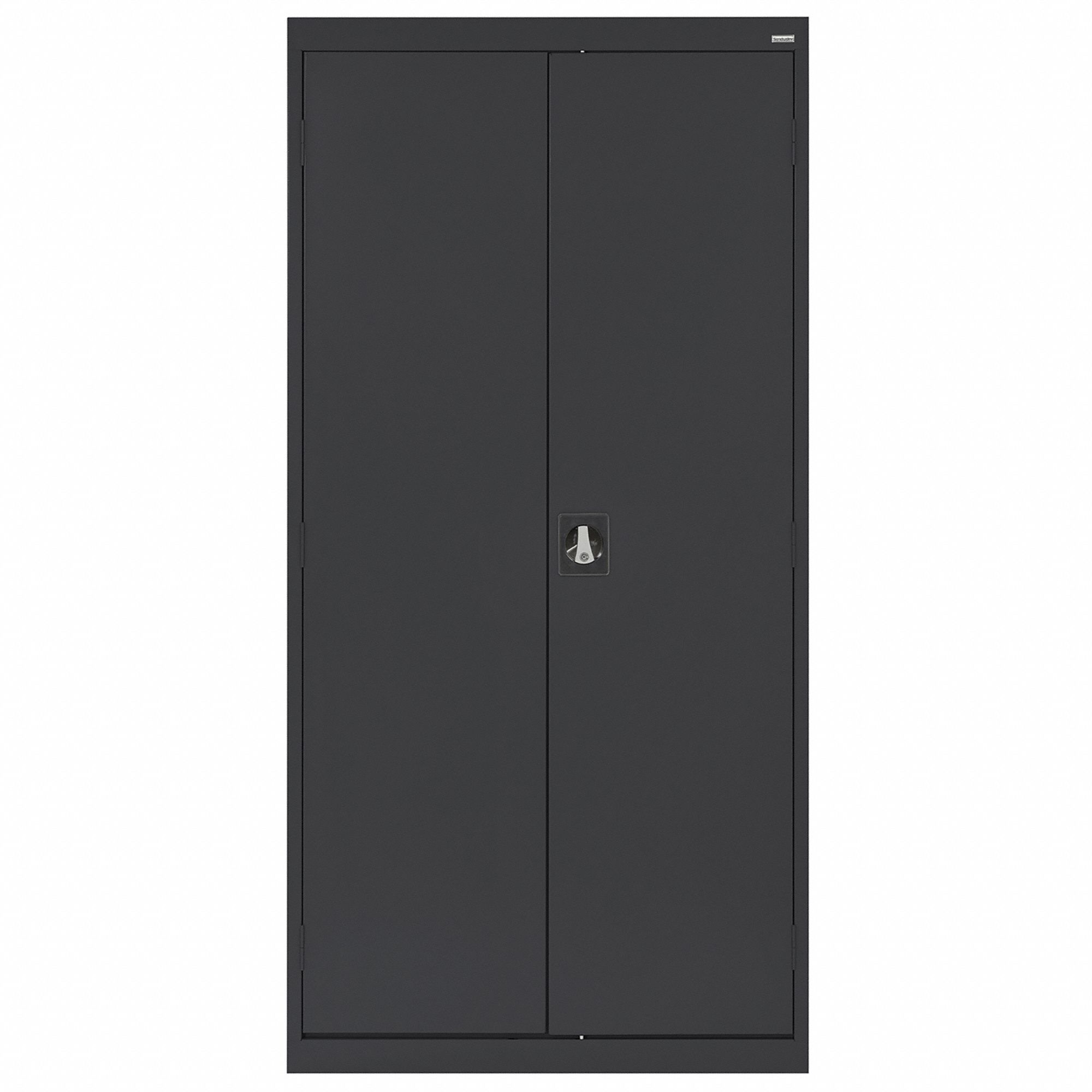 SANDUSKY Storage Cabinet: 36 in x 24 in x 72 in, Recessed Pull Handle ...