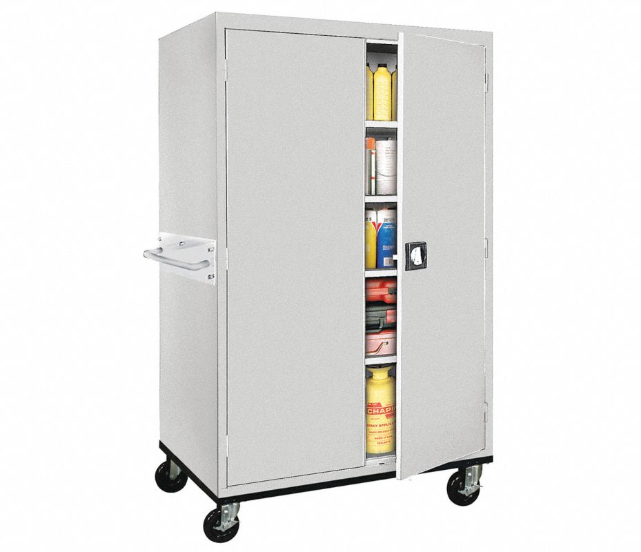 SANDUSKY Gabinete de Almacenamiento Comercial, 78" H, 46" An, 24" Prof