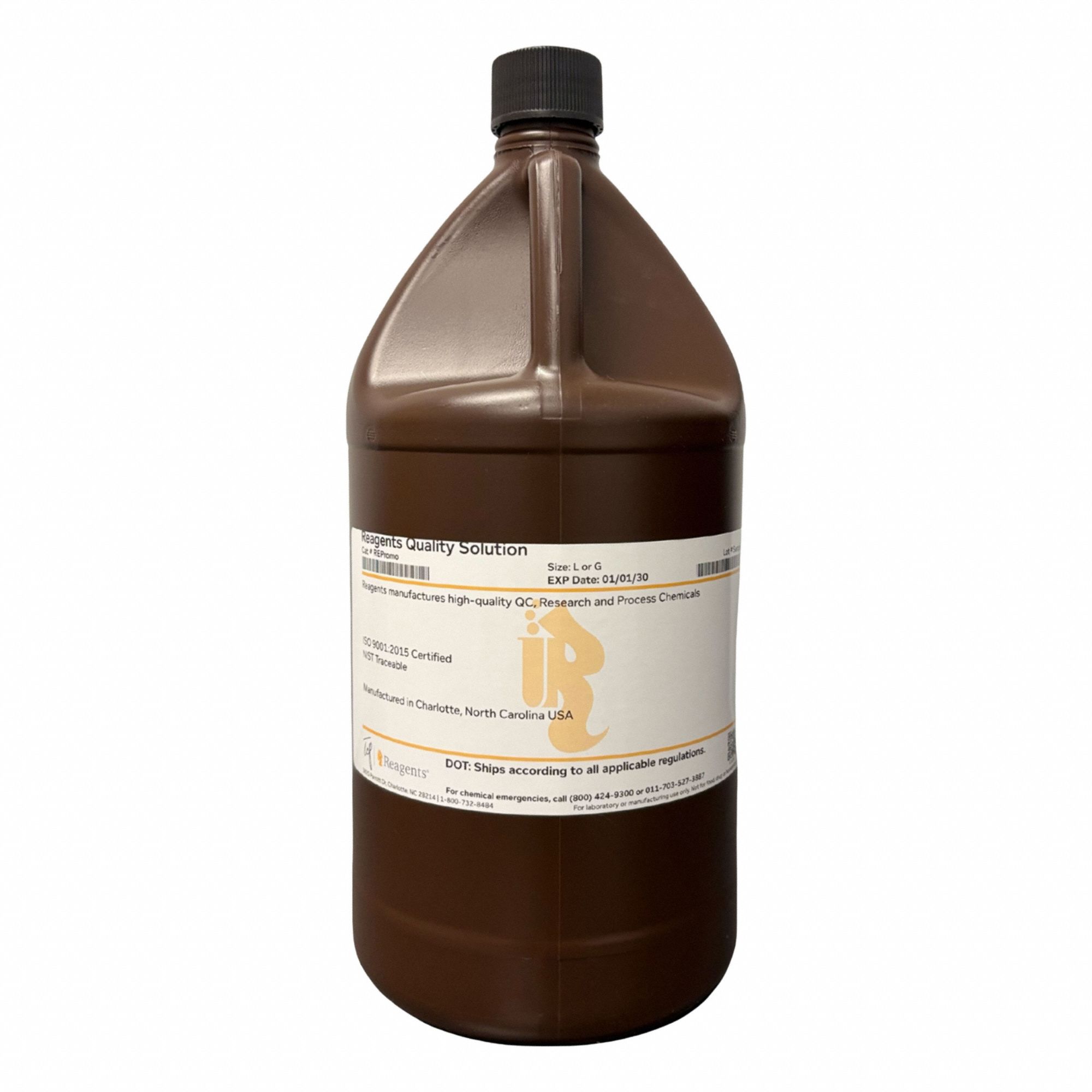 Potassium Iodide: Reagent, 4 L, 7681-11-0, 1 N, Solution, Liquid, Bottle, Polycoated, 1