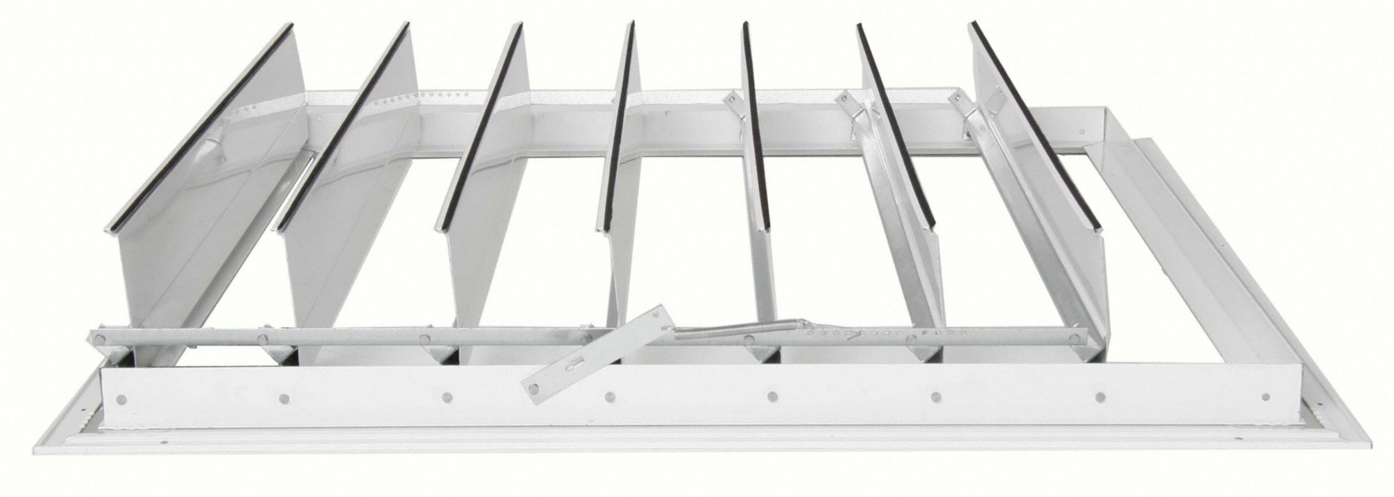 Dayton 3C512 36-Inch Whole House Fan Ceiling Shutter – Heavy-Duty Aluminum, Gravity Close, For Attic & Truss Installations