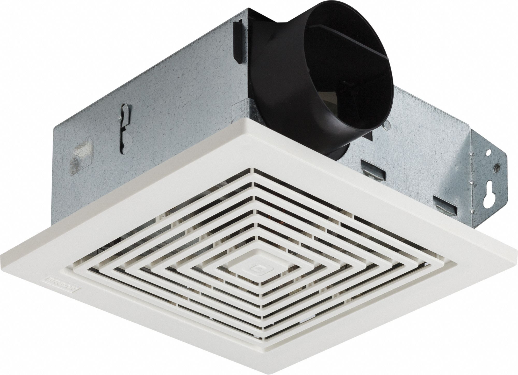 BROAN 7 1/4 in x 7 1/2 in x 3 5/8 in Low Profile Bathroom Fan, 50 cfm