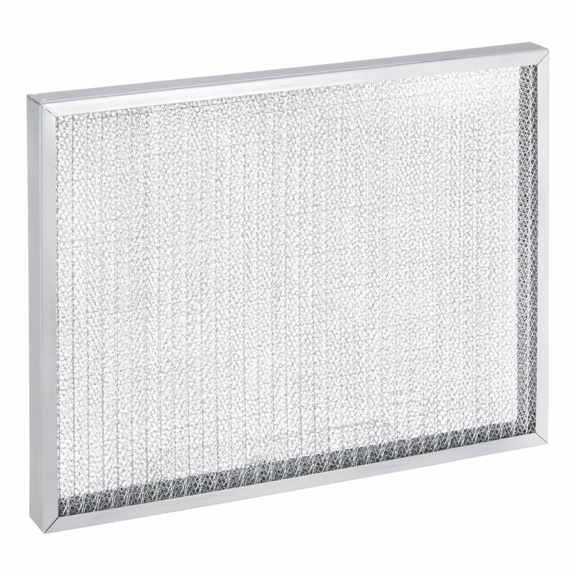 Washable Metal Air Filter: 16 in x 20 in x 2 in, Galvanized Steel, Mesh