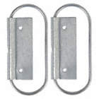 MESH FILTER HANDLES, FOR USE WITH RIVETS OR BULLETS, UL CLASS 900, METAL, PK 2