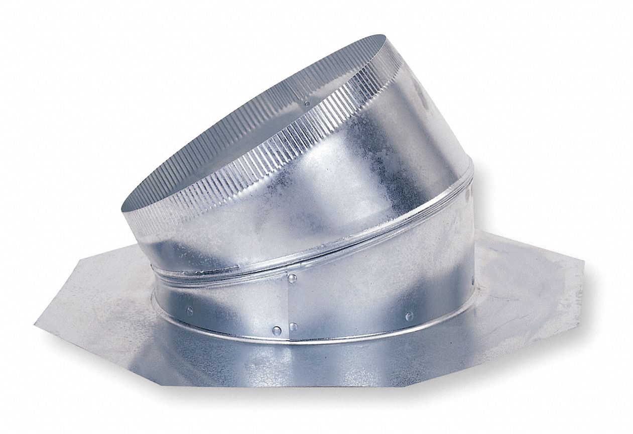 ATTIC AND ROOF VENTILATOR BASE, 12 IN THROAT DIAMETER, 0,12 TO 7,12 PITCH