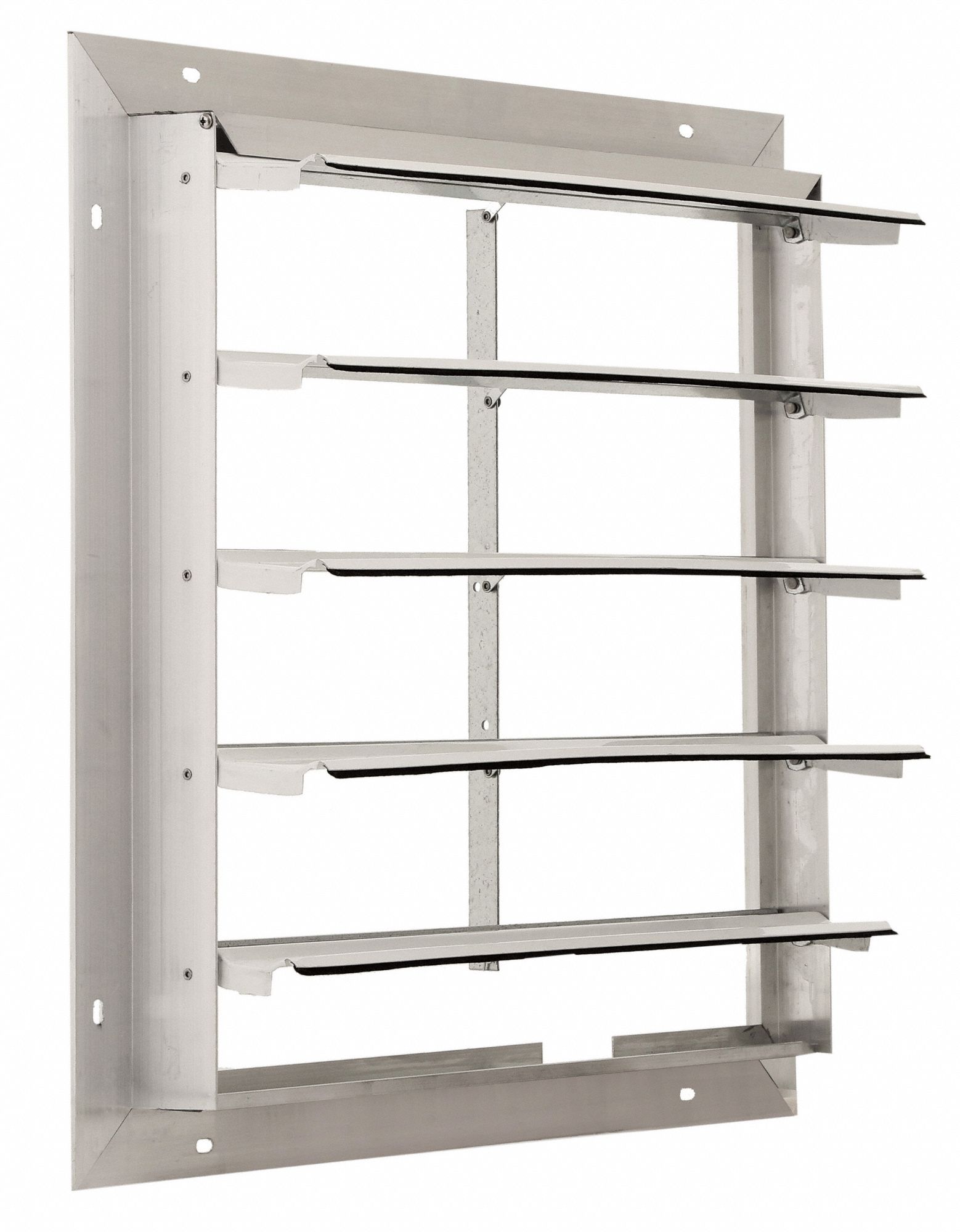 DAYTON 20 in Backdraft Damper / Wall Shutter, 20 1/2 in x 20 1/2 in