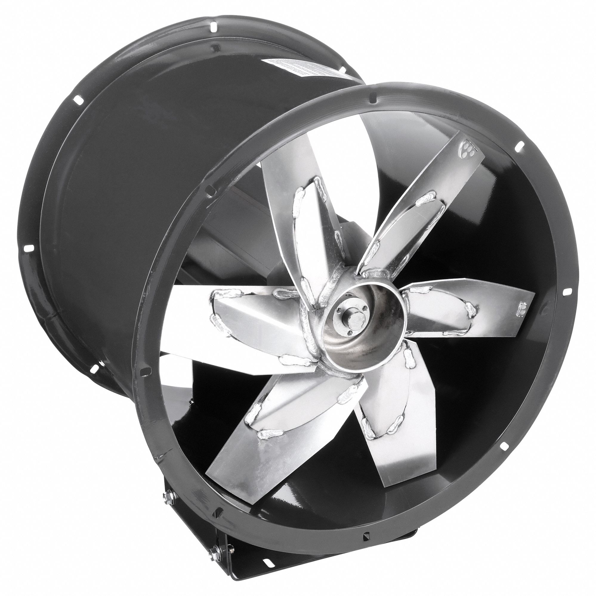 DAYTON Tubeaxial Fan: Clean Air, 18 in Blade, 38 sones Max Noise Level @ 5  Feet, Belt Drive