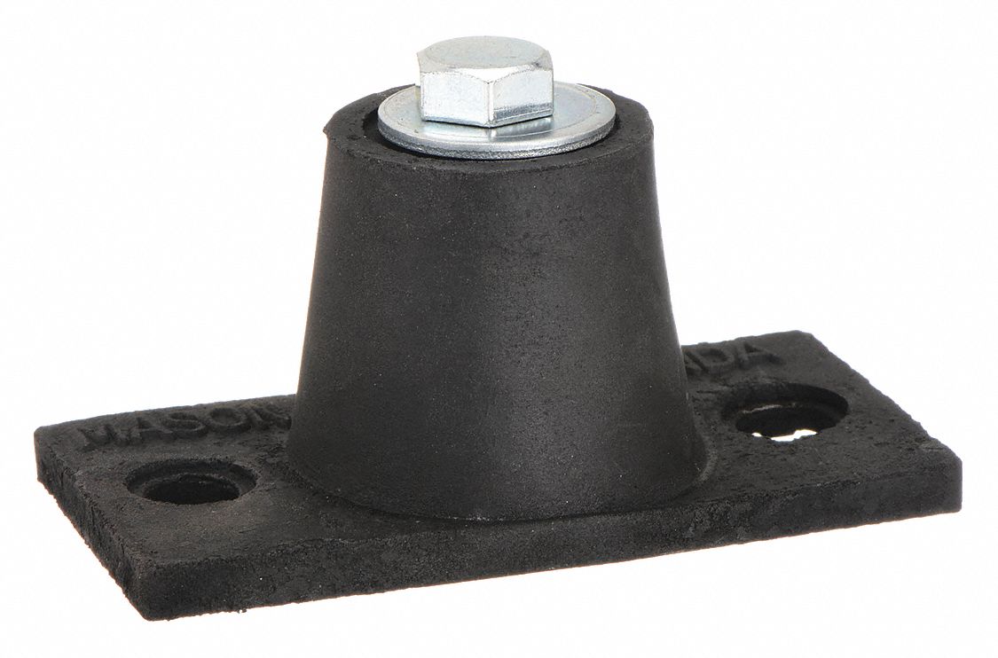 Neoprene, 15 to 45 lb, Floor Mount Vibration Isolator 4C8754C875