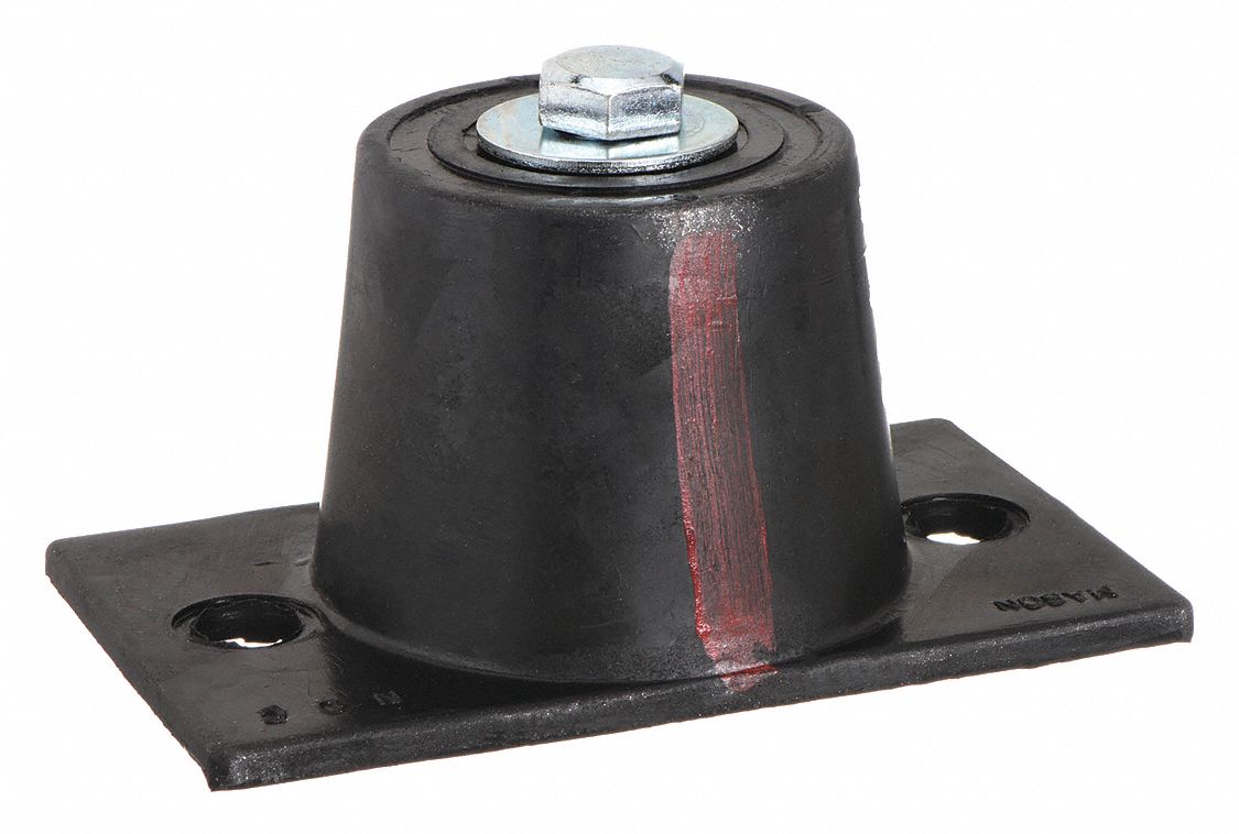 Neoprene, 125 to 250 lb, Floor Mount Vibration Isolator 4C8774C877