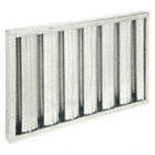 PANEL GREASE AIR FILTER, 16 X 25 X 2 IN, GALVANIZED STEEL, BAFFLE CONSTRUCTION