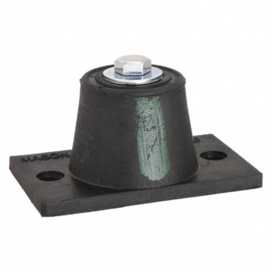 Neoprene, 175 lb Capacity, Floor-Mount Vibration Isolator - 4C961|4C961 ...