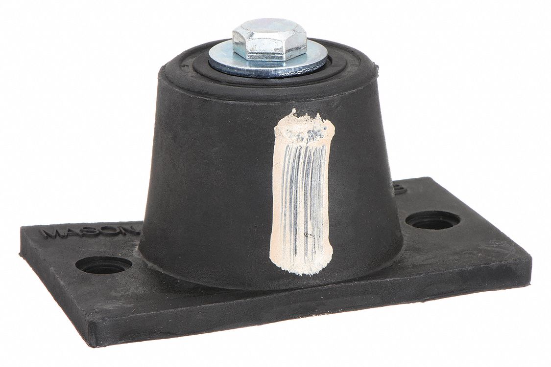 Neoprene, 190 to 380 lb, Floor Mount Vibration Isolator 4C9884C988