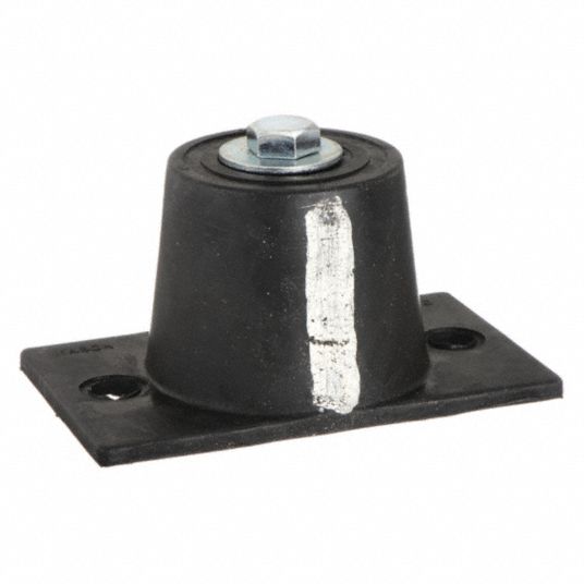 MASON, Neoprene, 750 lb Capacity, Floor-Mount Vibration Isolator ...